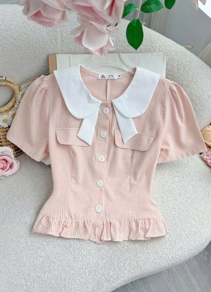 Áo Xô Linen Thiết Kế TuTu Store Phù Hợp Đi Chơi Dành Cho Nữ - Mã AS615