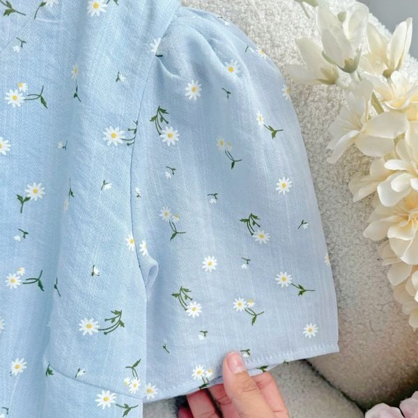 Đầm Linen Gân Thiết Kế TuTu Store Phù Hợp Đi Chơi Dành Cho Nữ - Mã D1345
