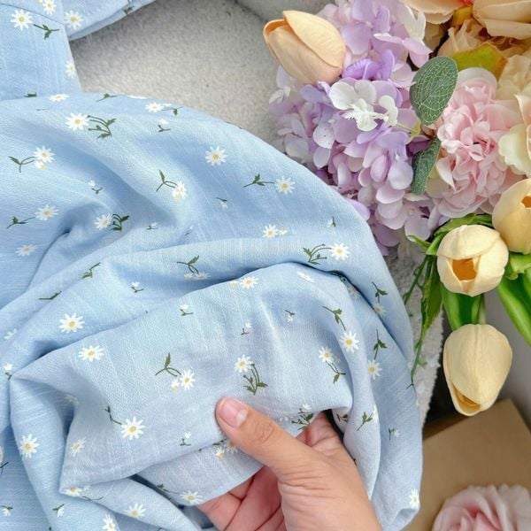 Đầm Linen Gân Thiết Kế TuTu Store Phù Hợp Đi Chơi Dành Cho Nữ - Mã D1345