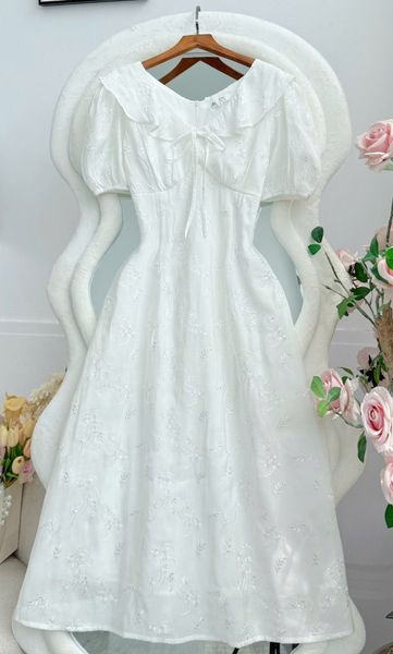 Đầm Tơ Thêu Thiết Kế TuTu Store Phù Hợp Đi Chơi Dành Cho Nữ - Mã D1344