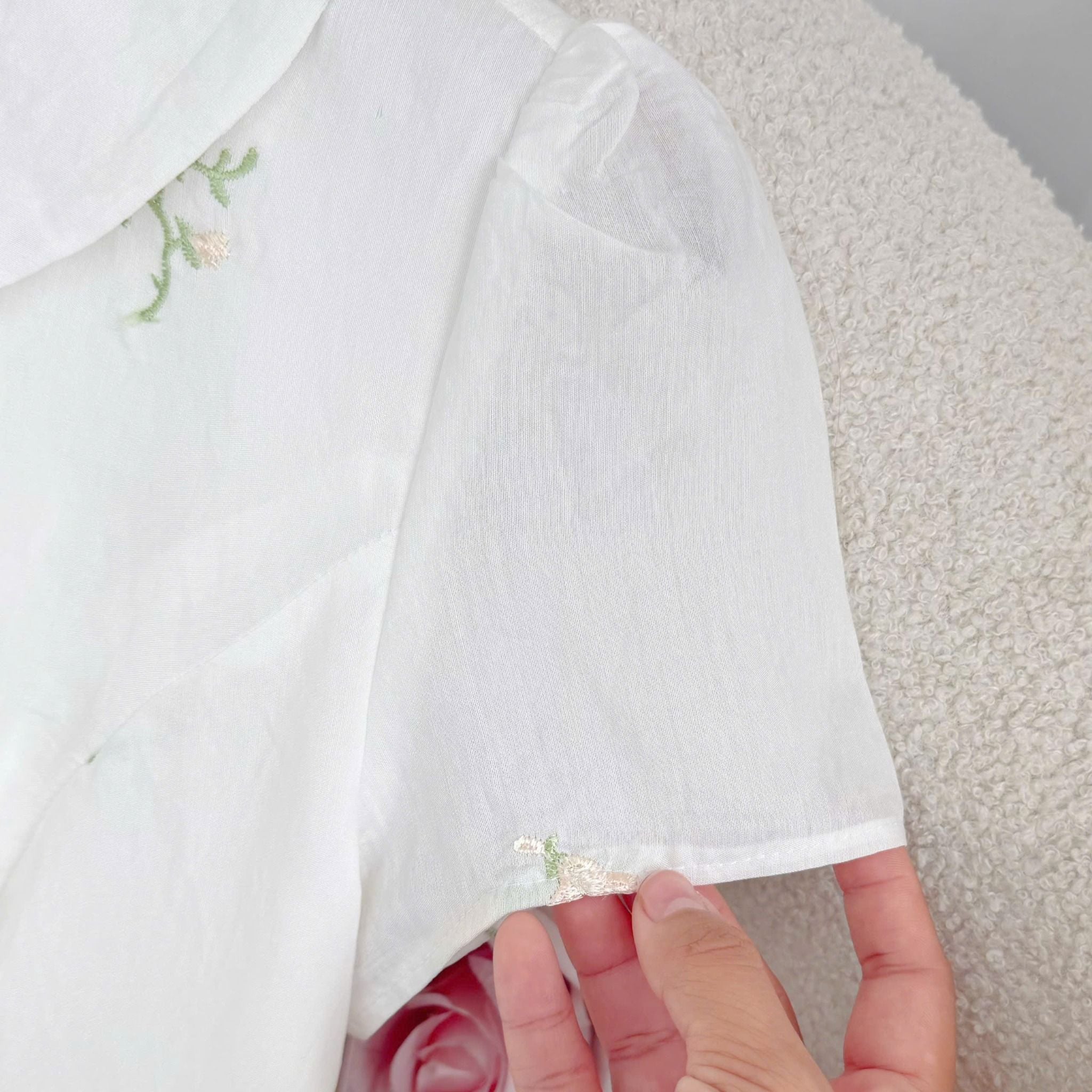 Đầm Tơ Thêu Thiết Kế TuTu Store Phù Hợp Đi Làm Dành Cho Nữ - Mã D1353