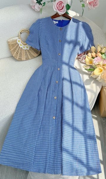 Đầm Xô Linen Thiết Kế TuTu Store Phù Hợp Đi Chơi Dành Cho Nữ - Mã D1354