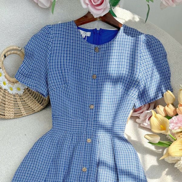 Đầm Xô Linen Thiết Kế TuTu Store Phù Hợp Đi Chơi Dành Cho Nữ - Mã D1354