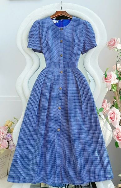 Đầm Xô Linen Thiết Kế TuTu Store Phù Hợp Đi Chơi Dành Cho Nữ - Mã D1354