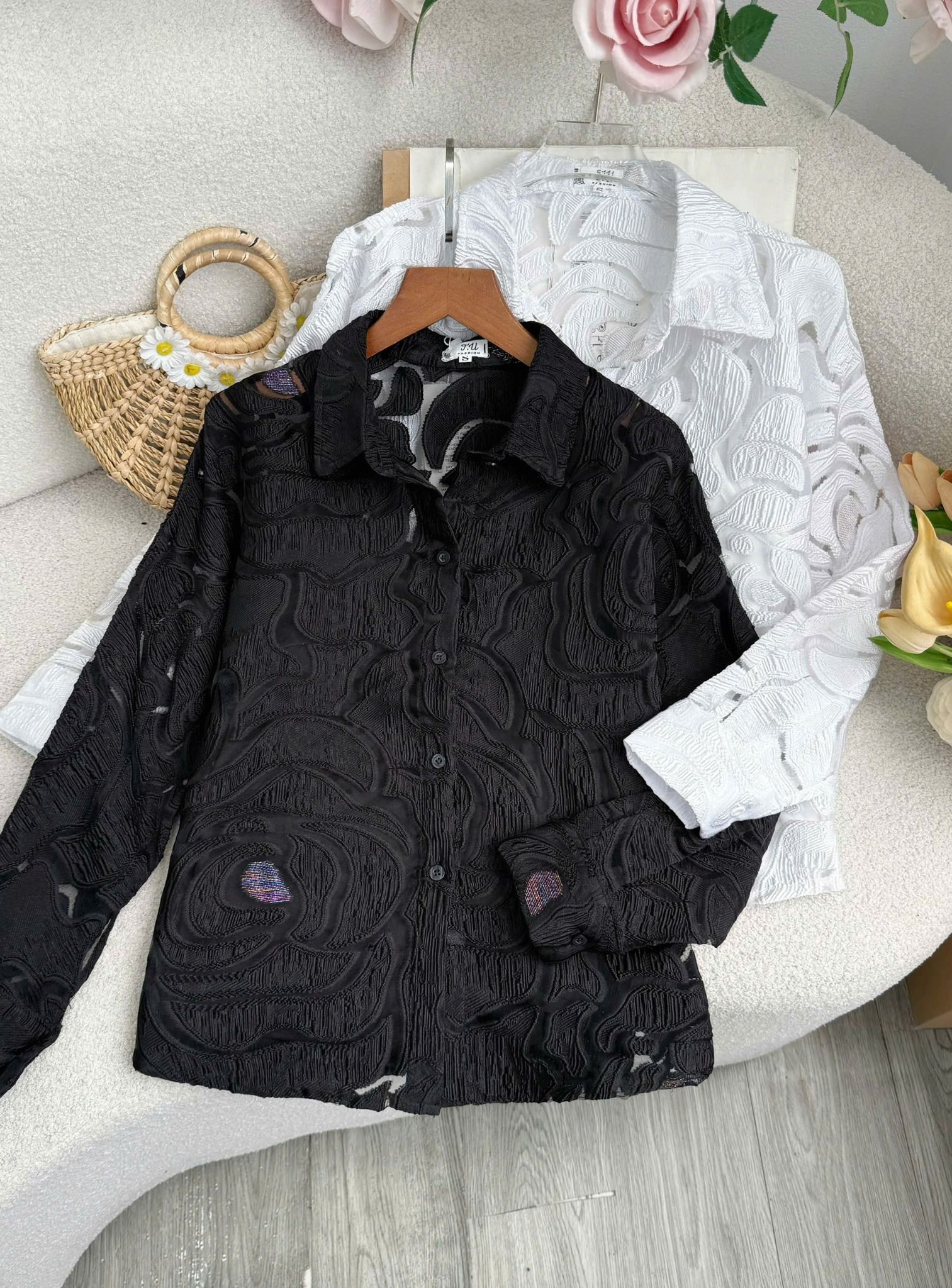 Áo Oganza 2 Màu Thiết Kế TuTu Store - Mã A334