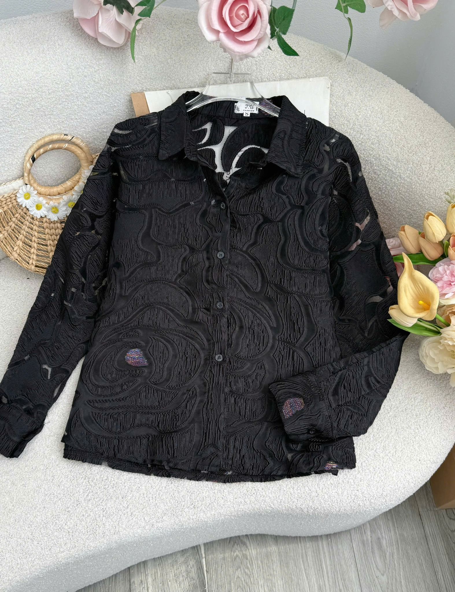 Áo Oganza 2 Màu Thiết Kế TuTu Store - Mã A334