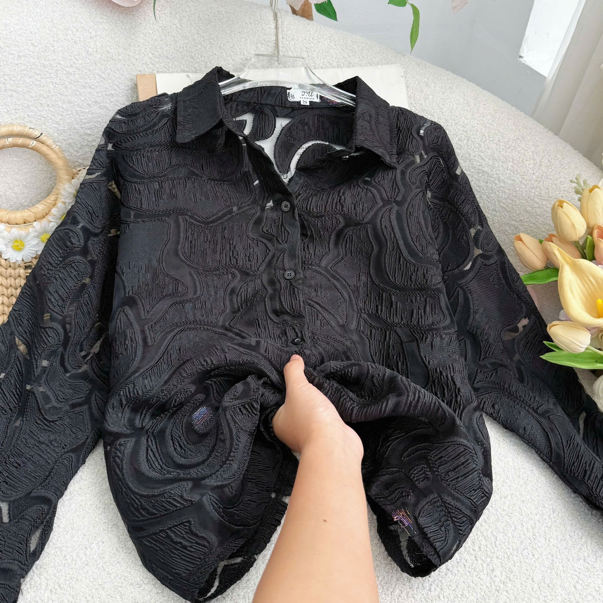 Áo Oganza 2 Màu Thiết Kế TuTu Store - Mã A334