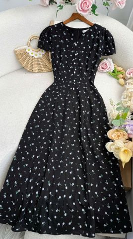 Đầm Linen Thun Thiết Kế TuTu Store Phù Hợp Đi Chơi Dành Cho Nữ - Mã D1350