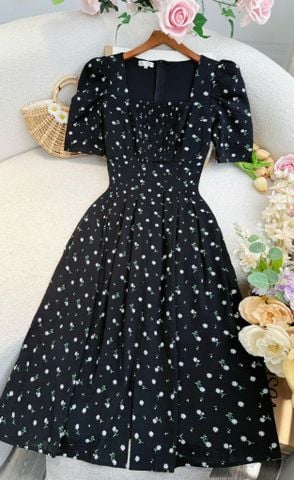 Đầm Linen Thun Thiết Kế TuTu Store Phù Hợp Đi Làm Dành Cho Nữ - Mã D1338