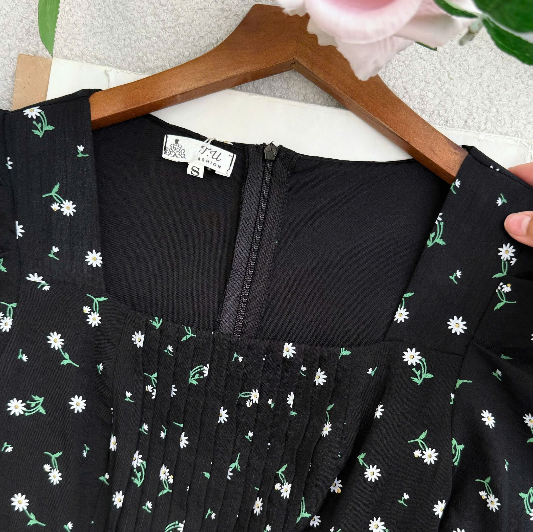 Đầm Linen Thun Thiết Kế TuTu Store Phù Hợp Đi Làm Dành Cho Nữ - Mã D1338