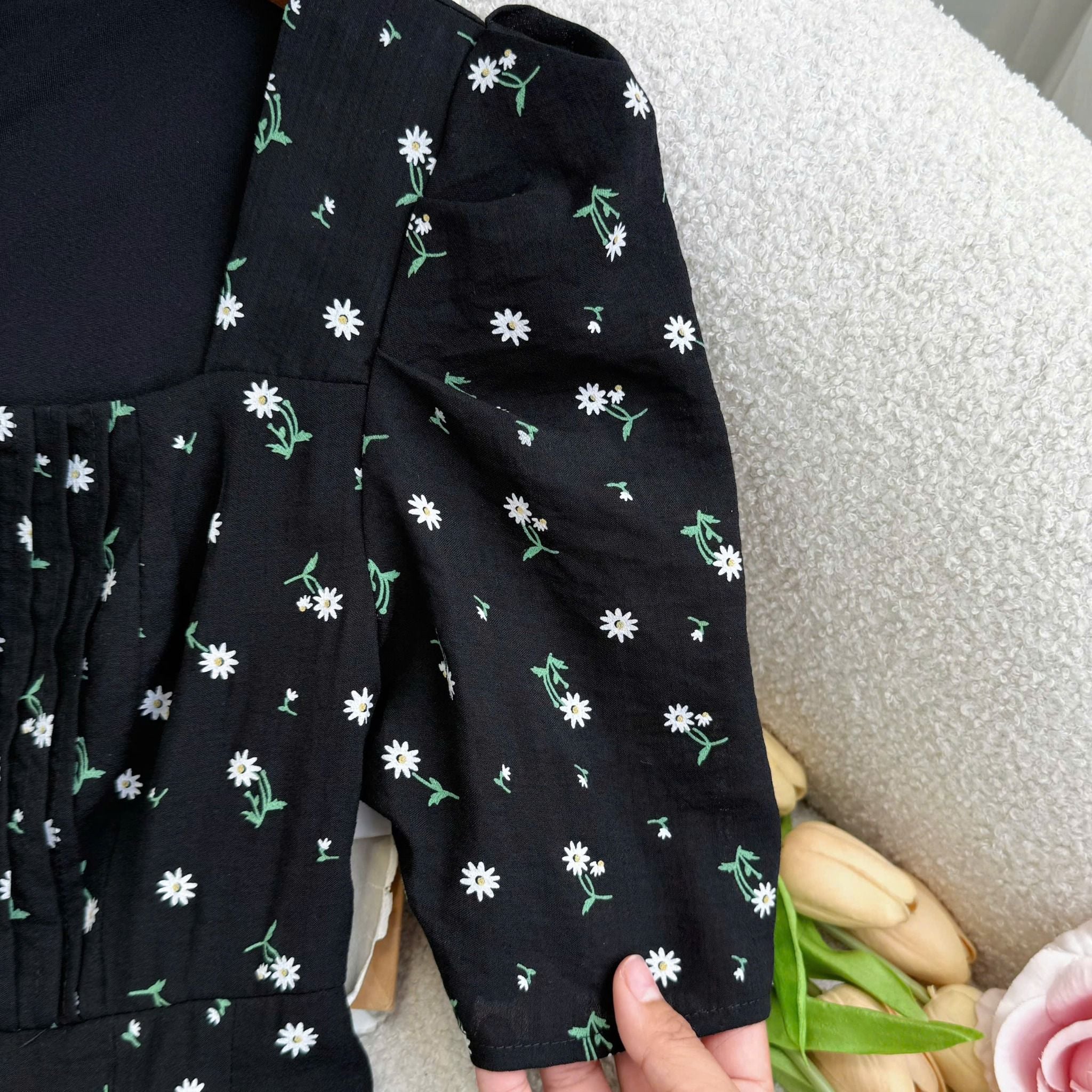 Đầm Linen Thun Thiết Kế TuTu Store Phù Hợp Đi Làm Dành Cho Nữ - Mã D1338