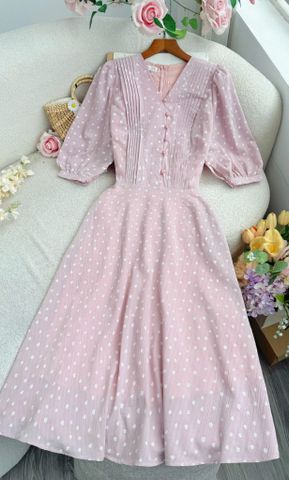 Đầm Voan Caro Thiết Kế TuTu Store Phù Hợp Đi Làm Dành Cho Nữ - Mã D1326