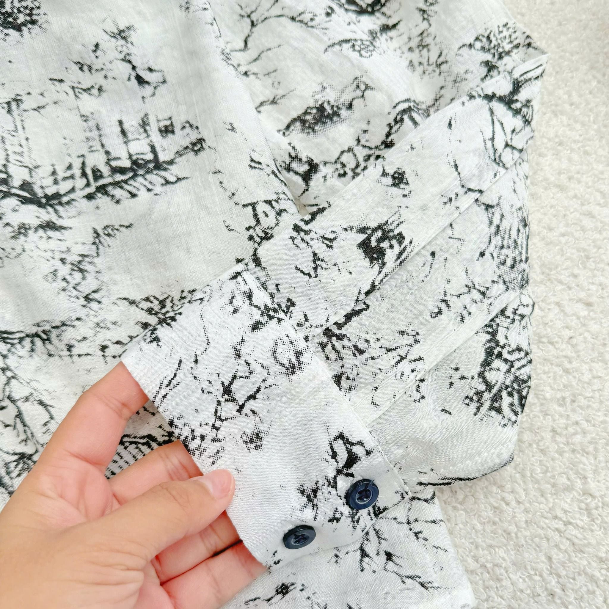 Áo Tơ Linen Thiết Kế TuTu Store Phù Hợp Đi Làm Dành Cho Nữ - Mã AS621