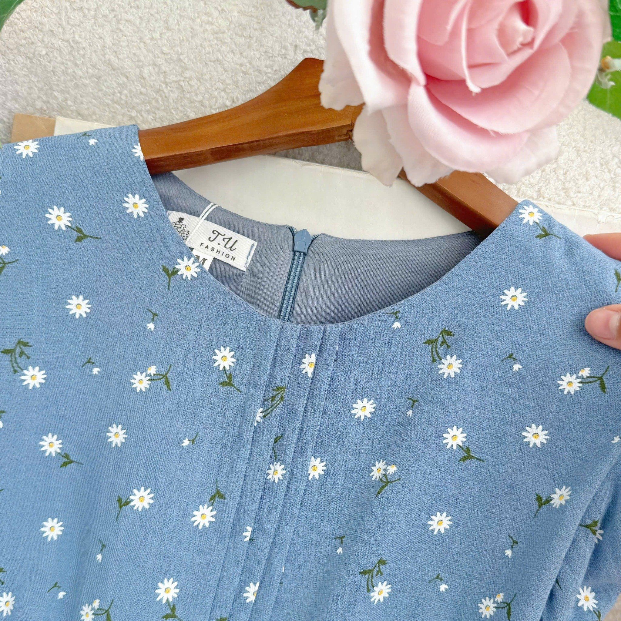 Đầm Linen Thun Thiết Kế TuTu Store Phù Hợp Đi Làm Dành Cho Nữ - Mã D1362