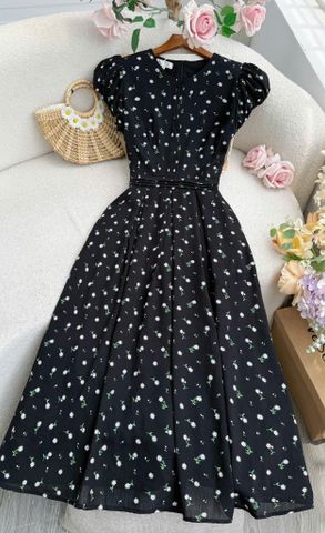 Đầm Linen Thun Thiết Kế TuTu Store Phù Hợp Đi Làm Dành Cho Nữ - Mã D1362