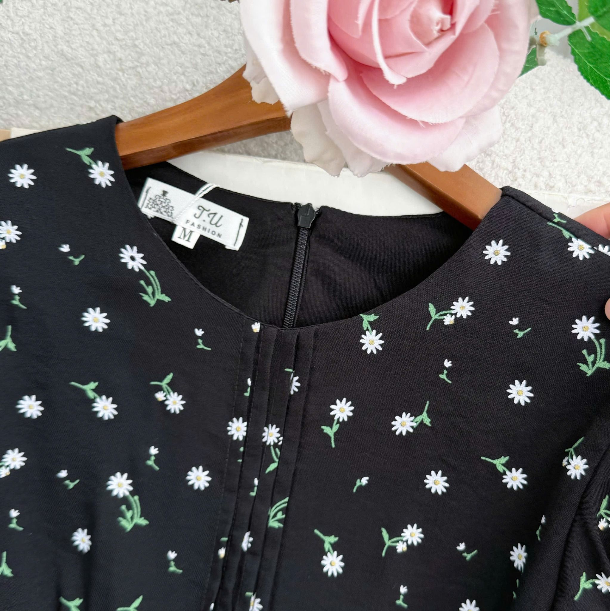 Đầm Linen Thun Thiết Kế TuTu Store Phù Hợp Đi Làm Dành Cho Nữ - Mã D1362