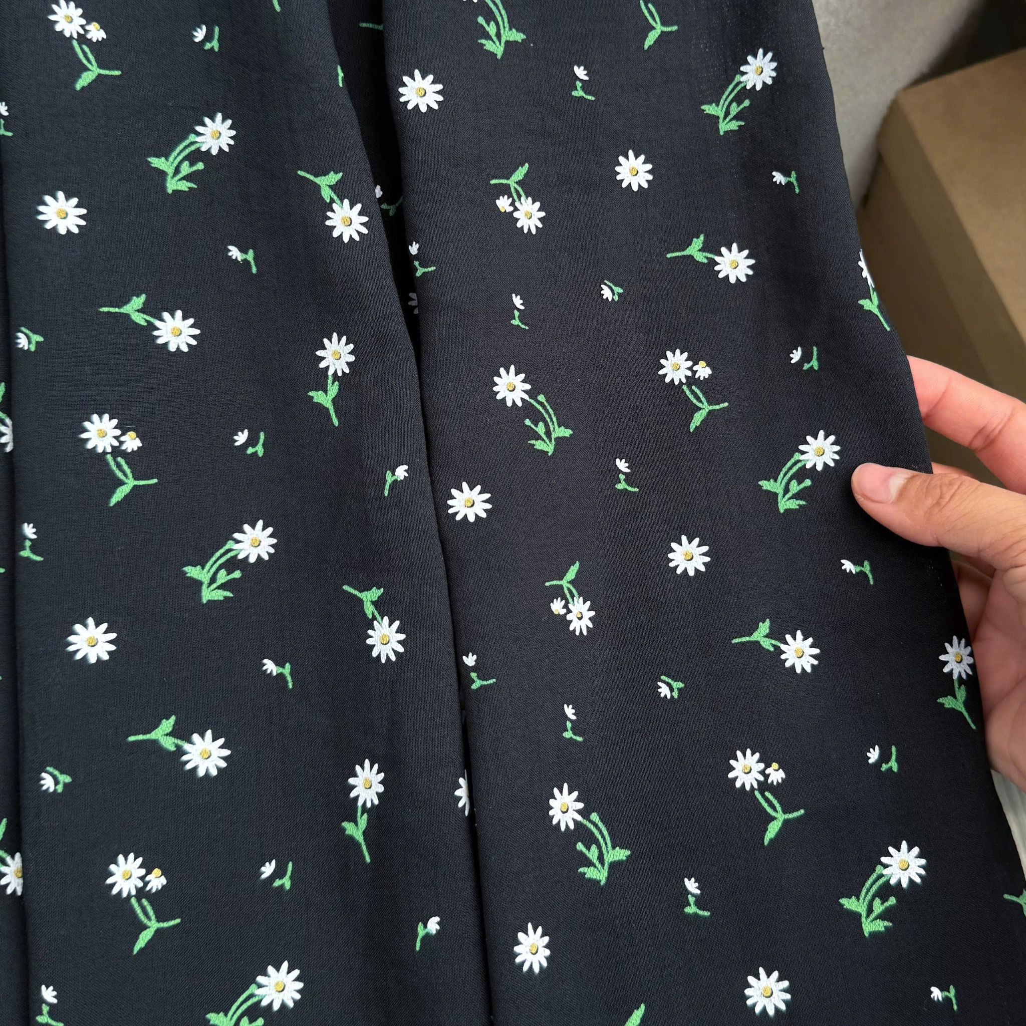 Đầm Linen Thun Thiết Kế TuTu Store Phù Hợp Đi Làm Dành Cho Nữ - Mã D1362