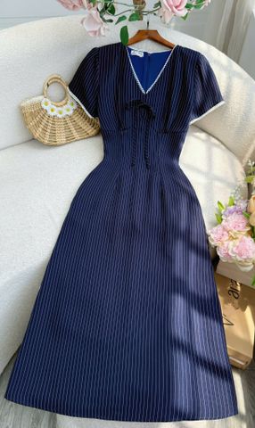 Đầm Bố Thái Thiết Kế TuTu Store Phù Hợp Đi Làm Dành Cho Nữ - Mã D1361