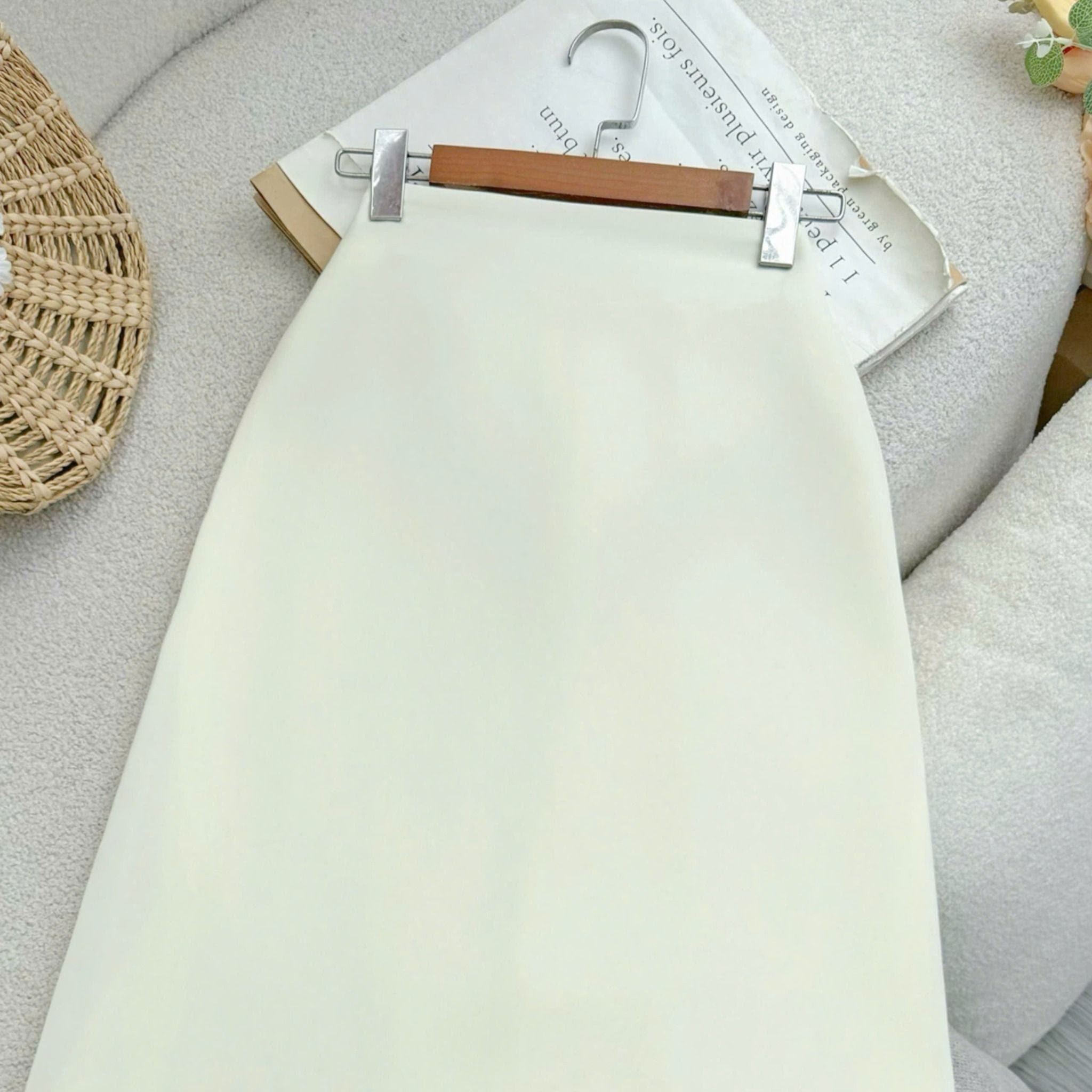 Chân Váy Lụa Mango Thiết Kế TuTu Store Phù Hợp Đi Làm Dành Cho Nữ - Mã V177