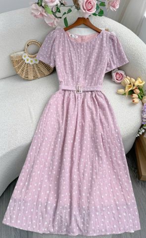 Đầm Voan Caro Thiết Kế TuTu Store Phù Hợp Đi Làm Dành Cho Nữ - Mã D1367