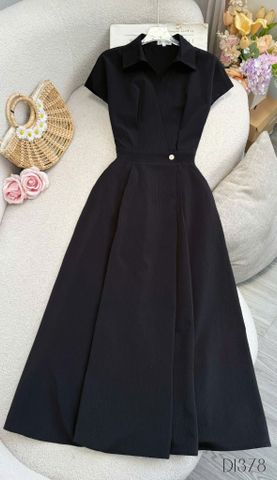 Đầm Vân Sóng Ý Thiết Kế TuTu Store Phù Hợp Đi Làm Dành Cho Nữ - Mã D1378