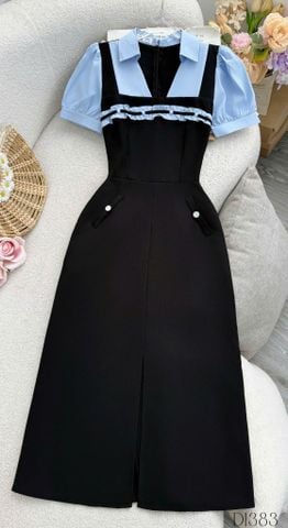 Đầm Cotton Mịn Thiết Kế TuTu Store Phù Hợp Đi Làm Dành Cho Nữ - Mã D1383