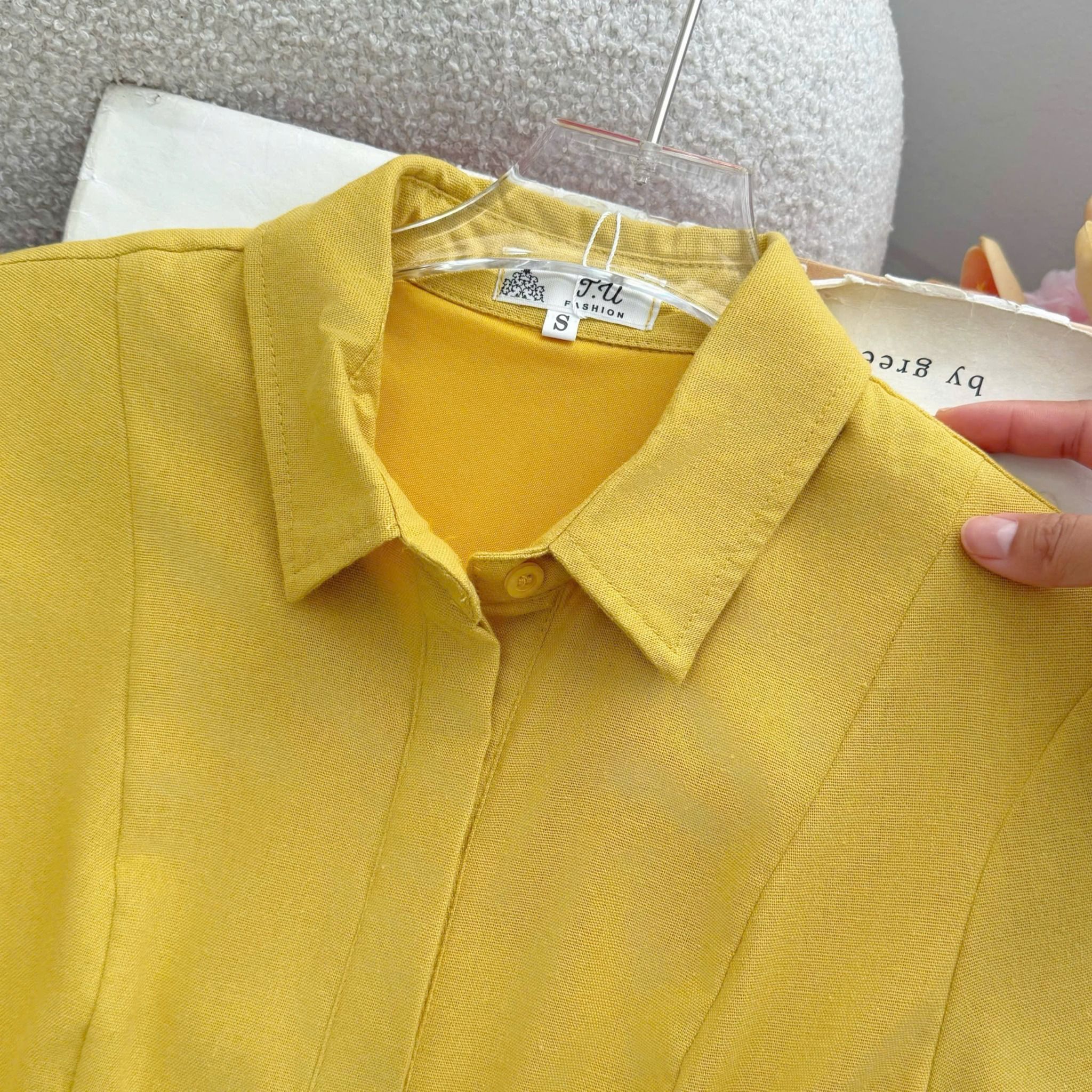 Đầm Linen Cotton Thiết Kế TuTu Store Dành Cho Nữ - Mã D1388