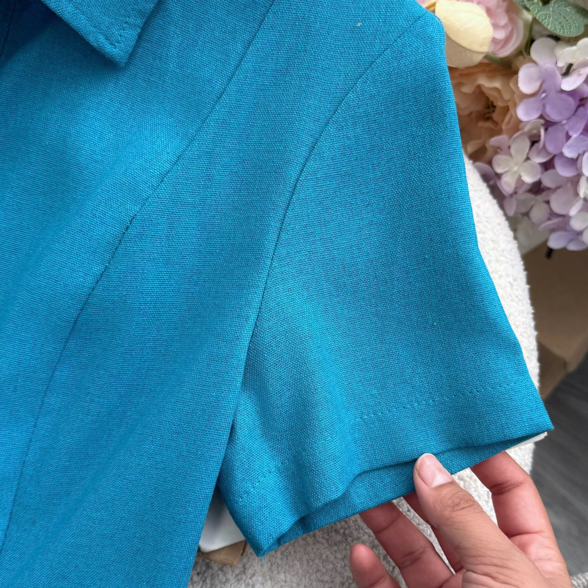 Đầm Linen Cotton Thiết Kế TuTu Store Dành Cho Nữ - Mã D1388