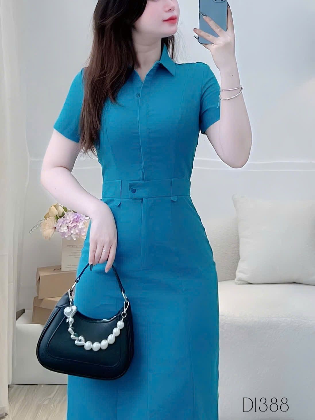 Đầm Linen Cotton Thiết Kế TuTu Store Dành Cho Nữ - Mã D1388