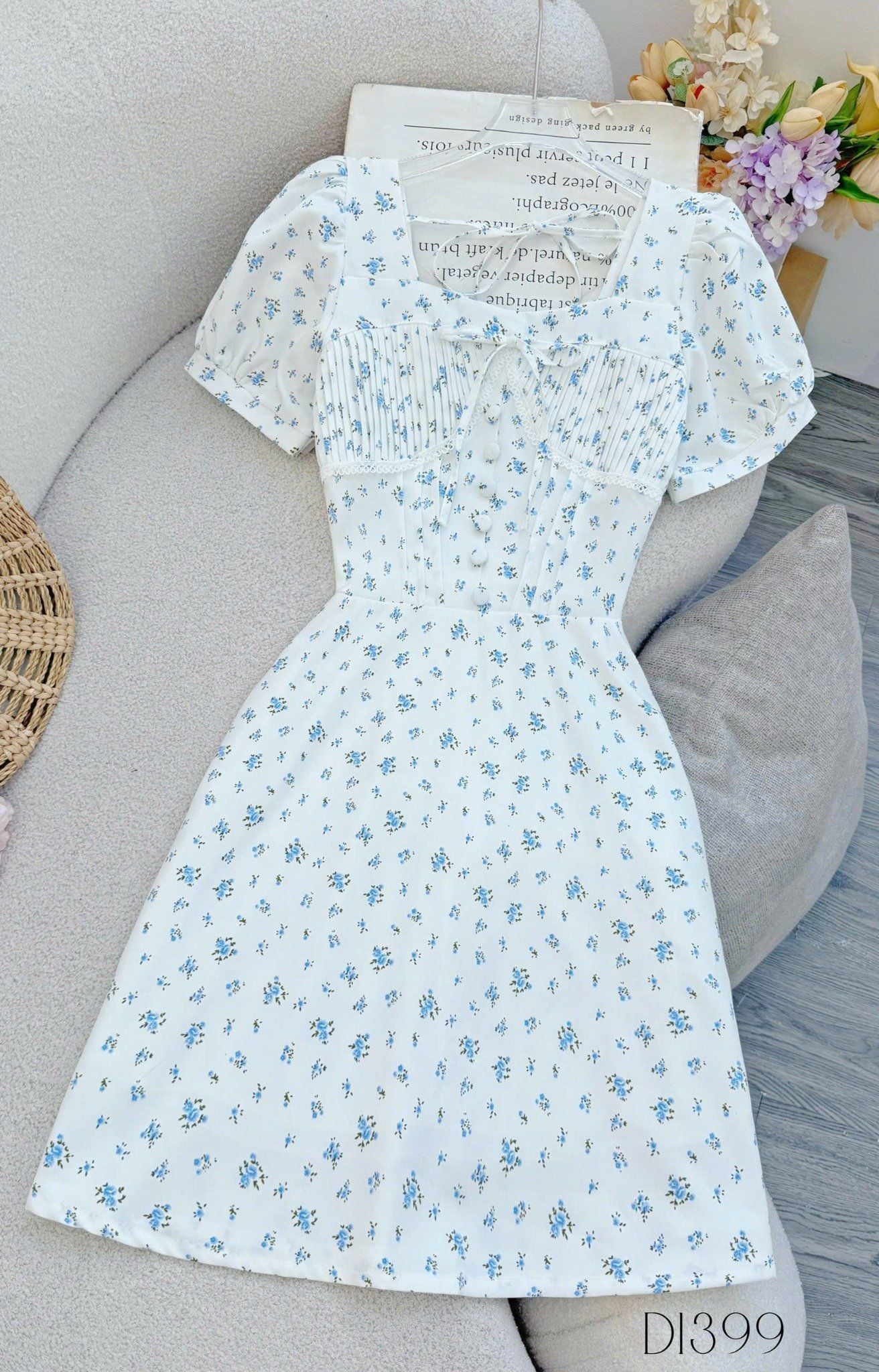 Đầm Bố Thái Thiết Kế TuTu Store Phù Hợp Đi Chơi Dành Cho Nữ - Mã D1399