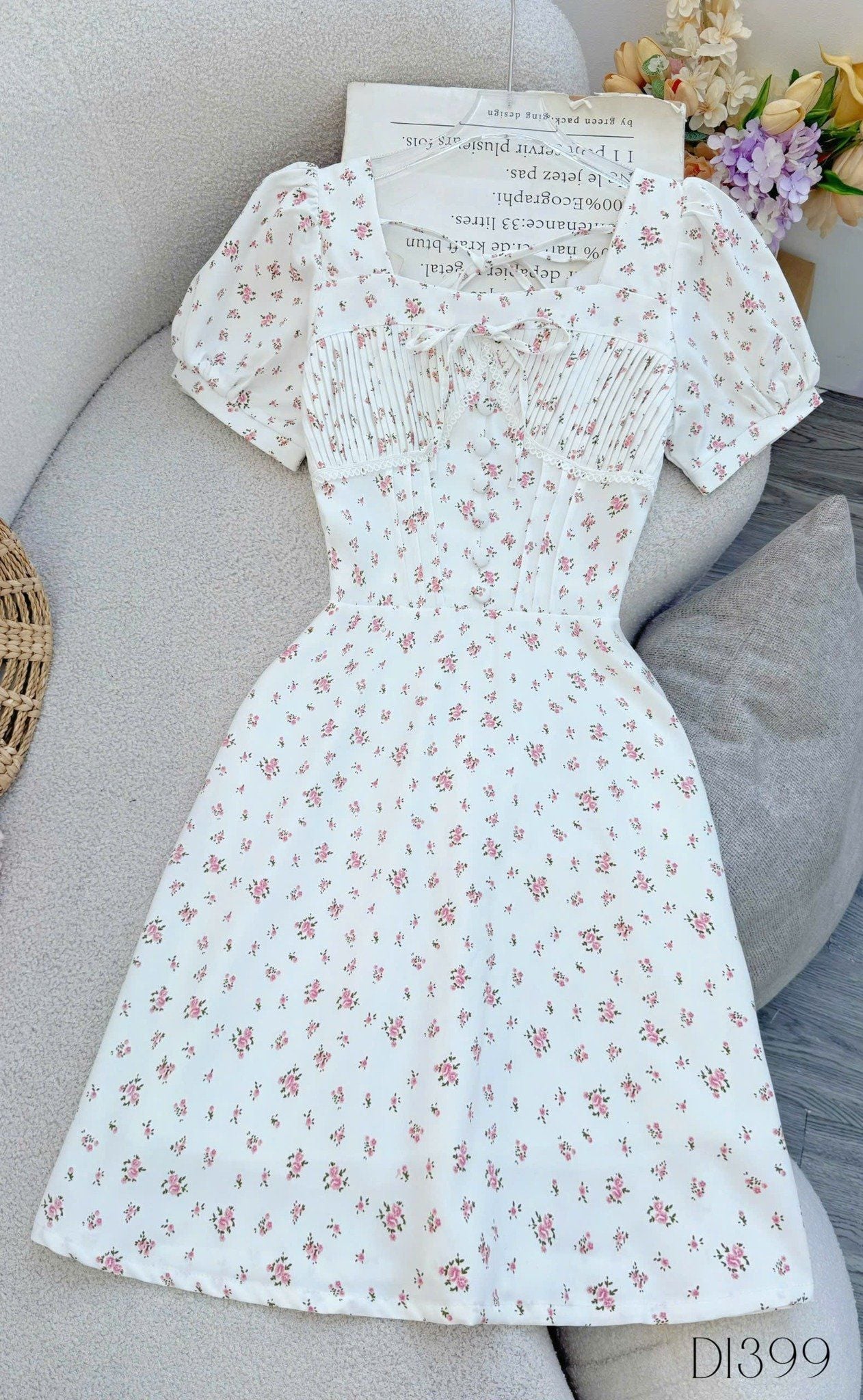 Đầm Bố Thái Thiết Kế TuTu Store Phù Hợp Đi Chơi Dành Cho Nữ - Mã D1399