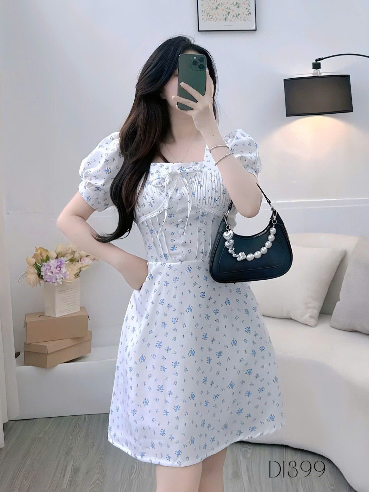 Đầm Bố Thái Thiết Kế TuTu Store Phù Hợp Đi Chơi Dành Cho Nữ - Mã D1399