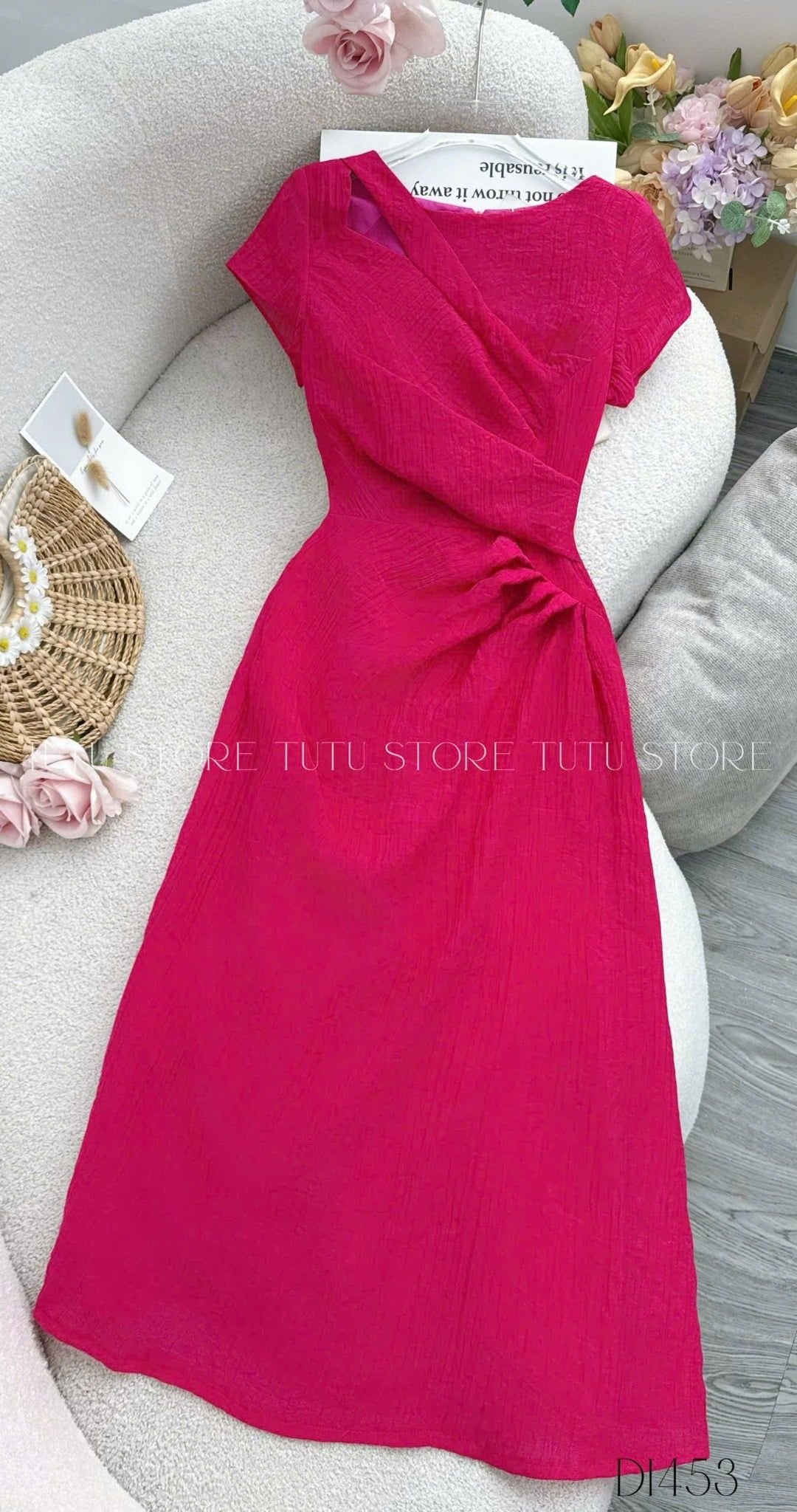 Đầm Tơ Xốp Thiết Kế TuTu Store - Mã D1453