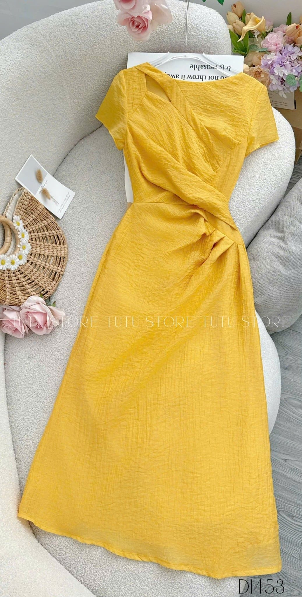 Đầm Tơ Xốp Thiết Kế TuTu Store - Mã D1453