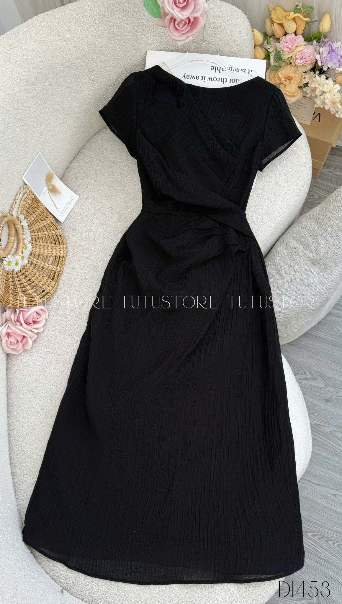 Đầm Tơ Xốp Thiết Kế TuTu Store - Mã D1453