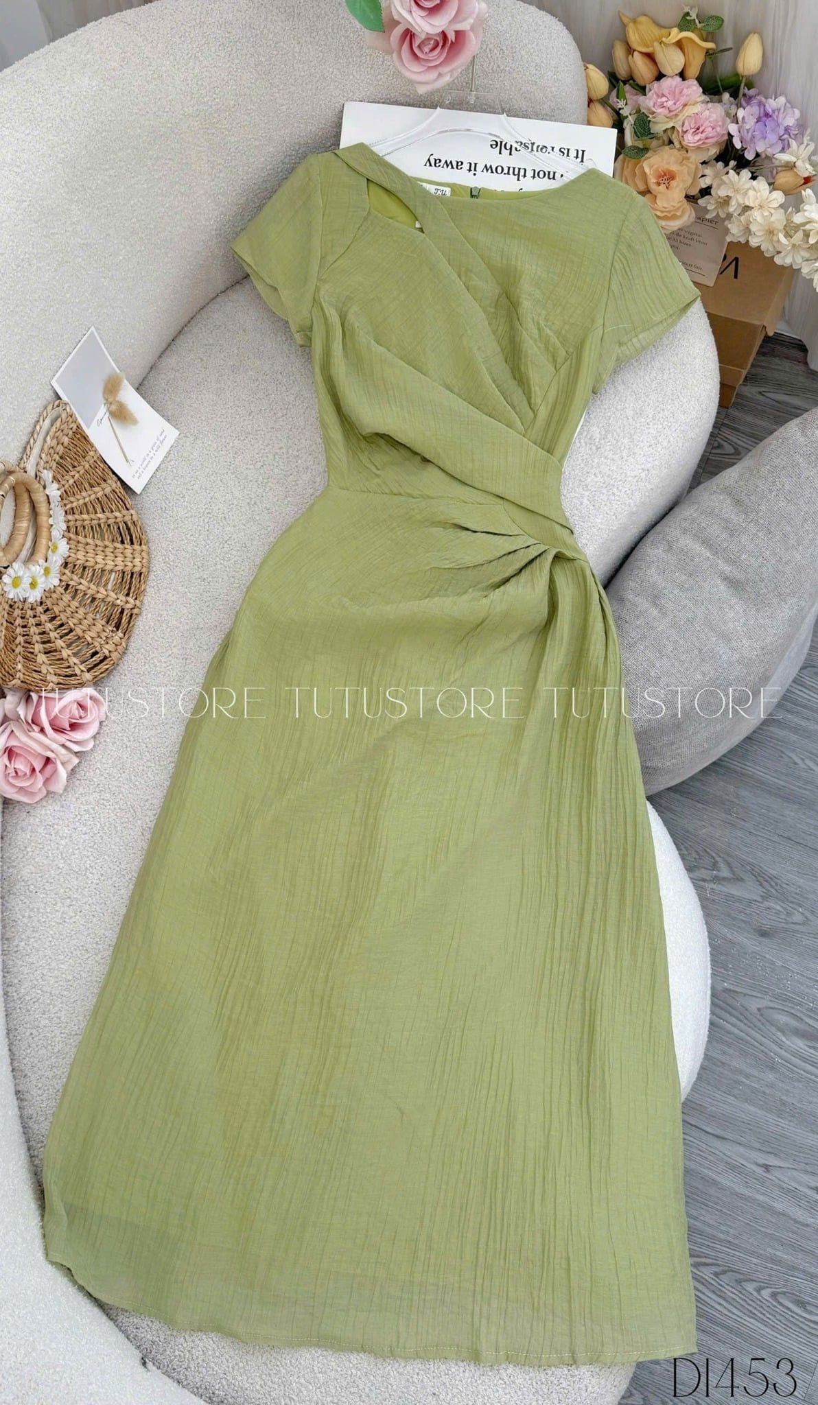 Đầm Tơ Xốp Thiết Kế TuTu Store - Mã D1453