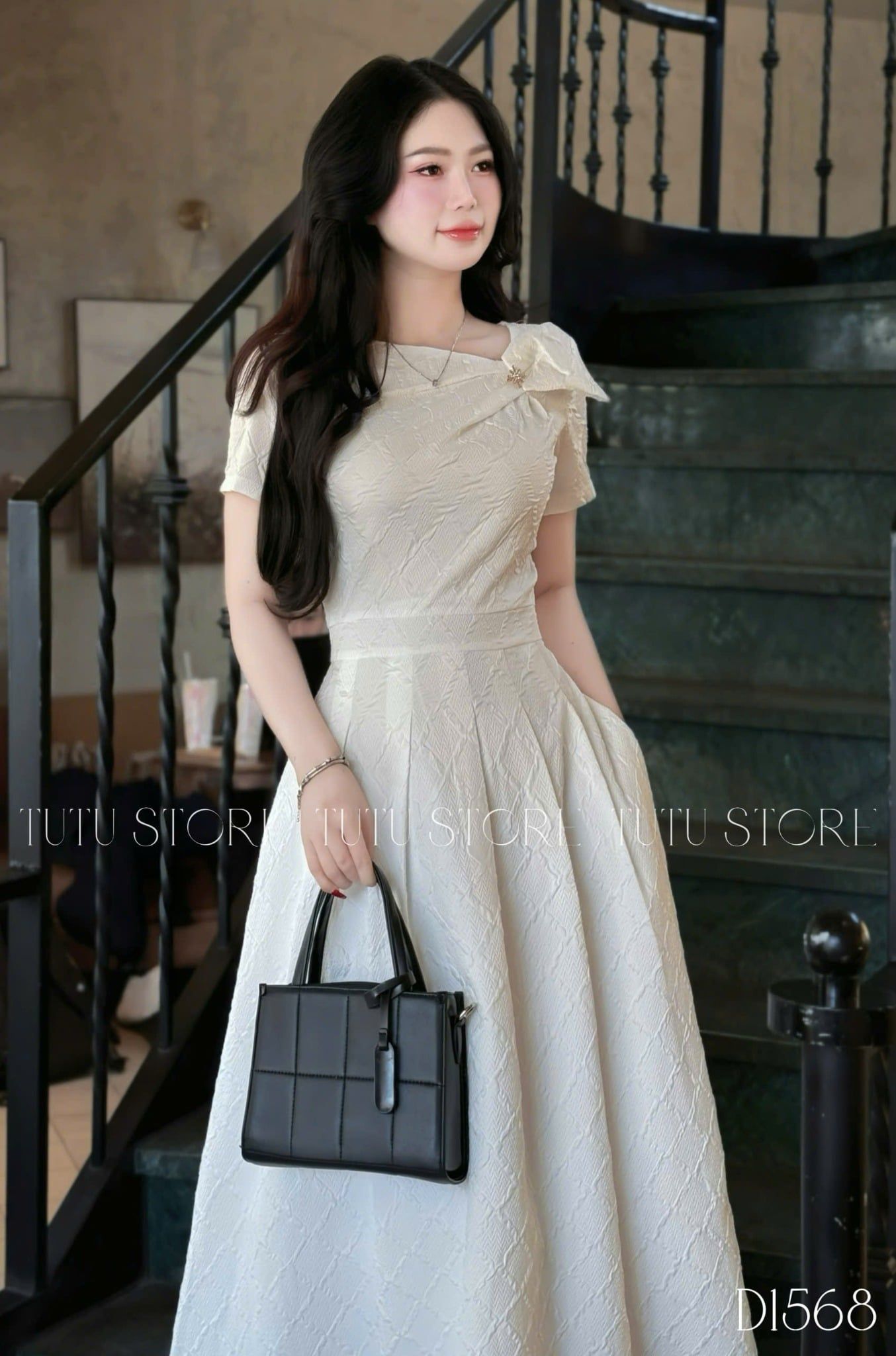 Đầm thiết kế dáng xòe đi tiệc TuTu Store - Mã D1568