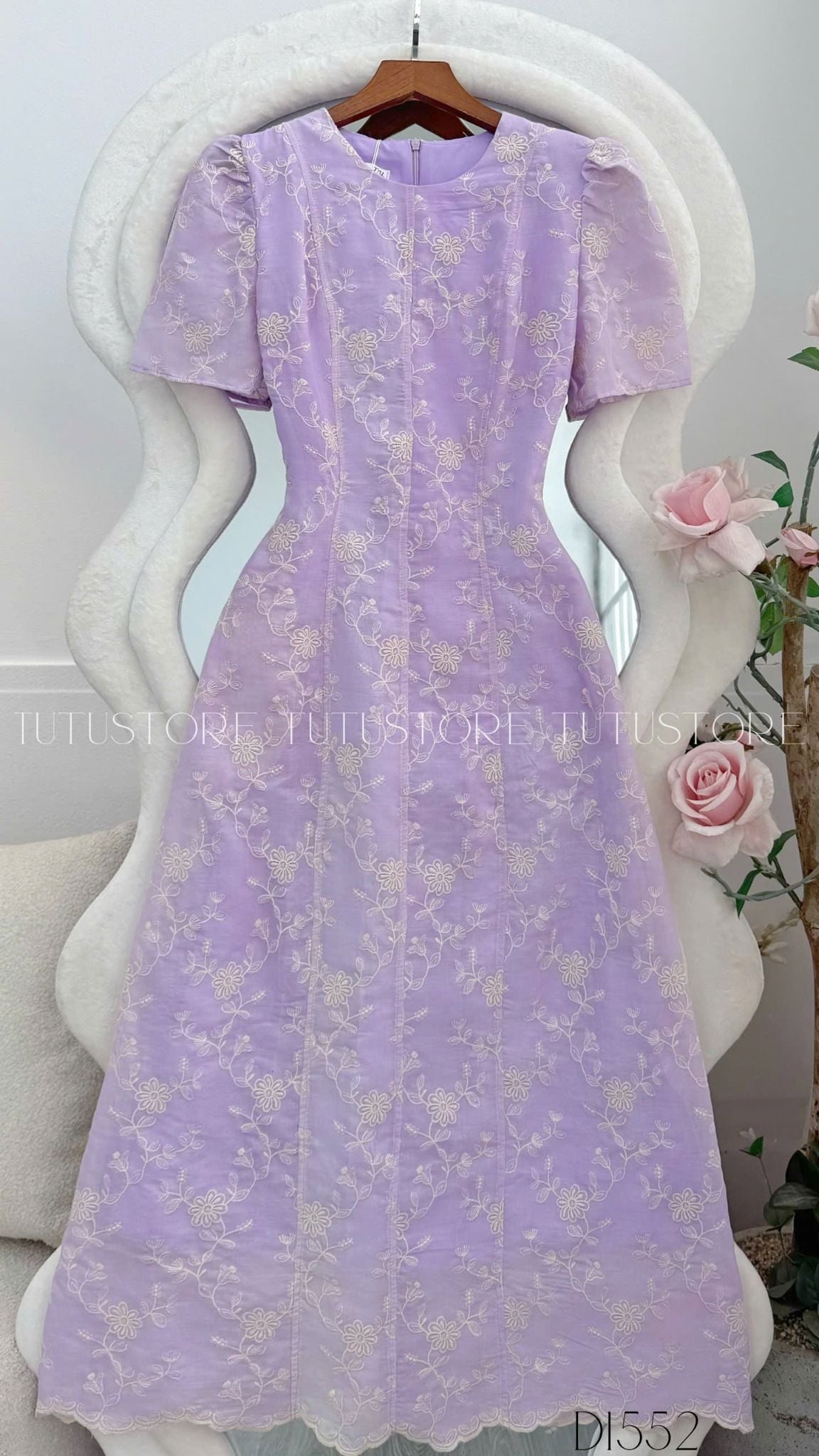Đầm Thiết Kế Cổ Tròn Đi Tiệc TuTu Store - Mã D1552