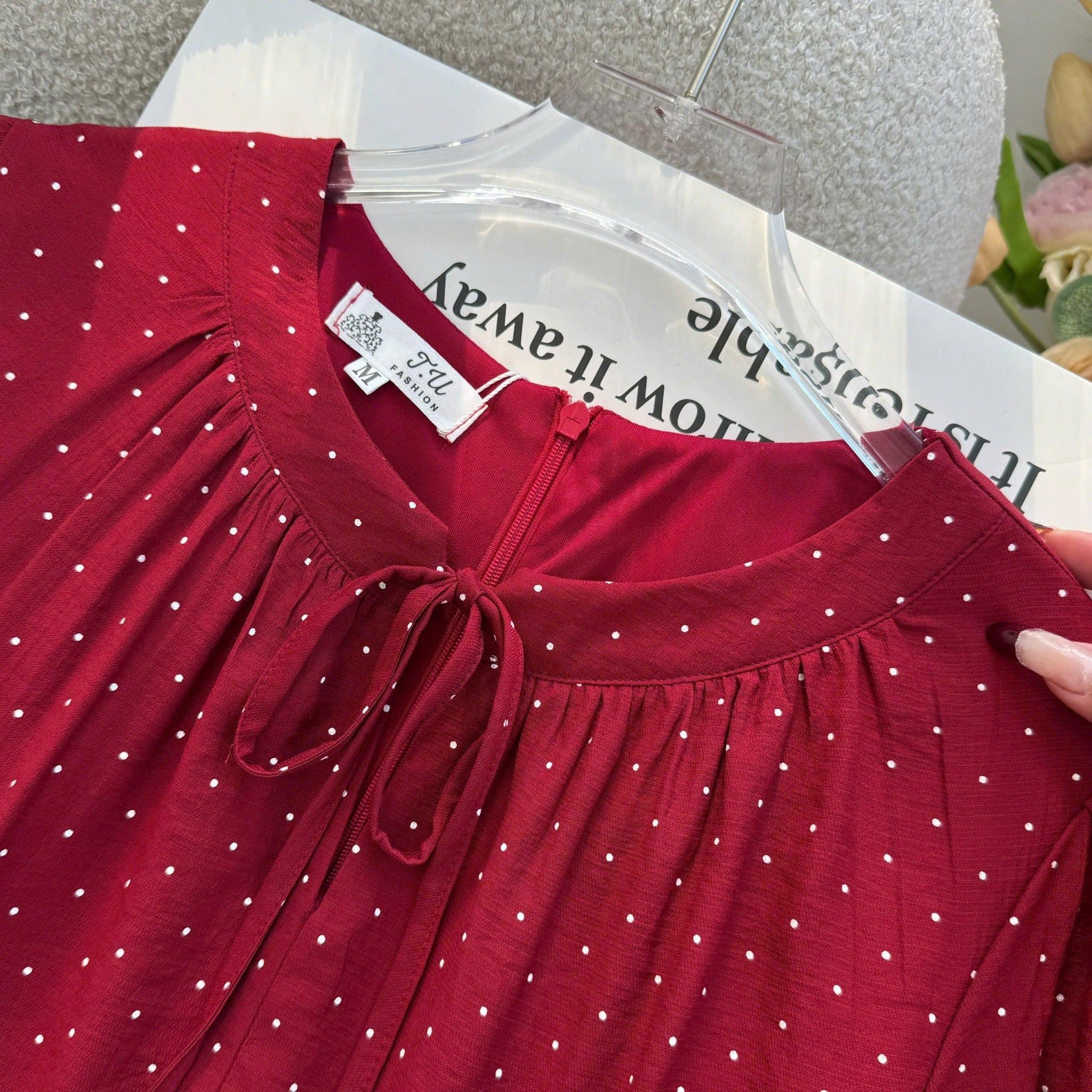 Đầm thiết kế cổ tròn đi chơi TuTu Store - Mã D1570