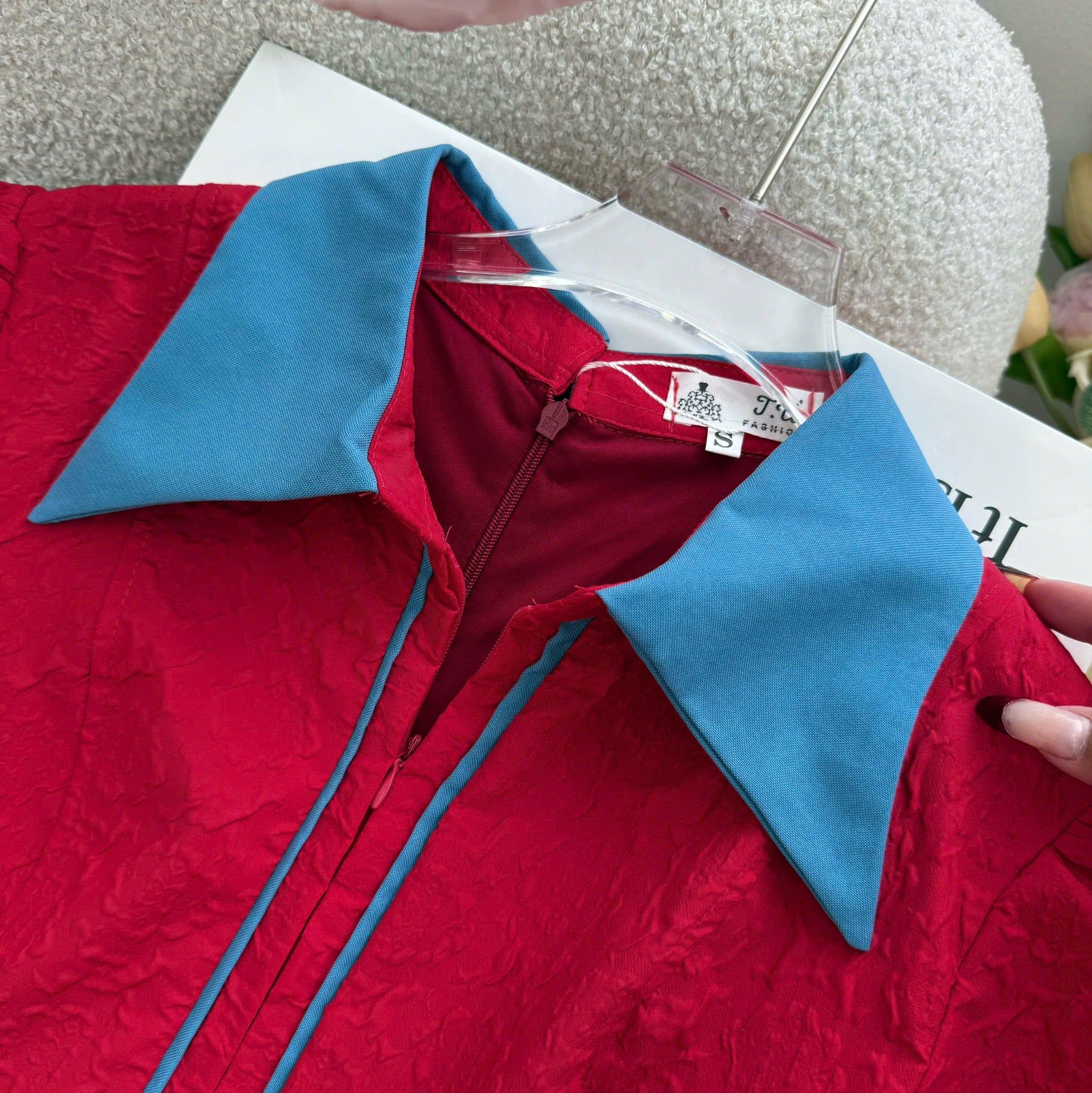 Đầm thiết kế cổ sơ mi công sở TuTu Store - Mã D1558