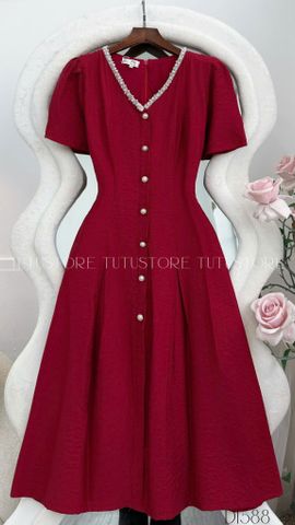Đầm Thiết Kế Cổ Chữ V TuTu Store - Mã D1588