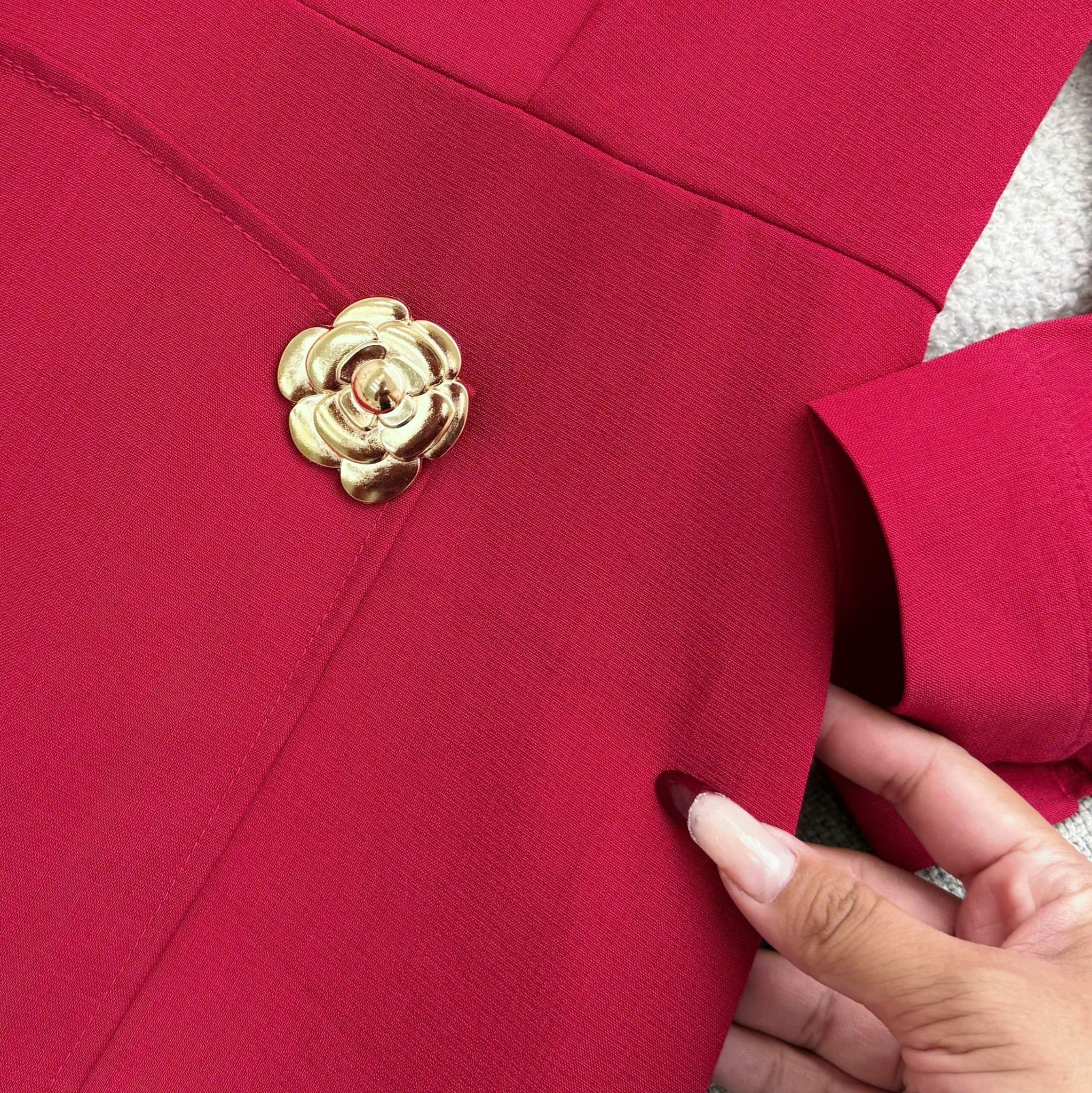 Đầm Thiết Kế Cổ Sơ Mi Tay Dài Công Sở TuTu Store - Mã D1563