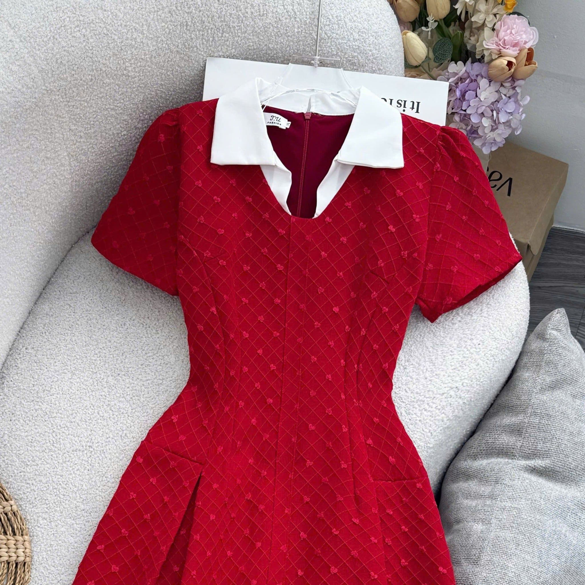 Đầm thiết kế cổ chữ V đi tiệc TuTu Store - Mã D1575