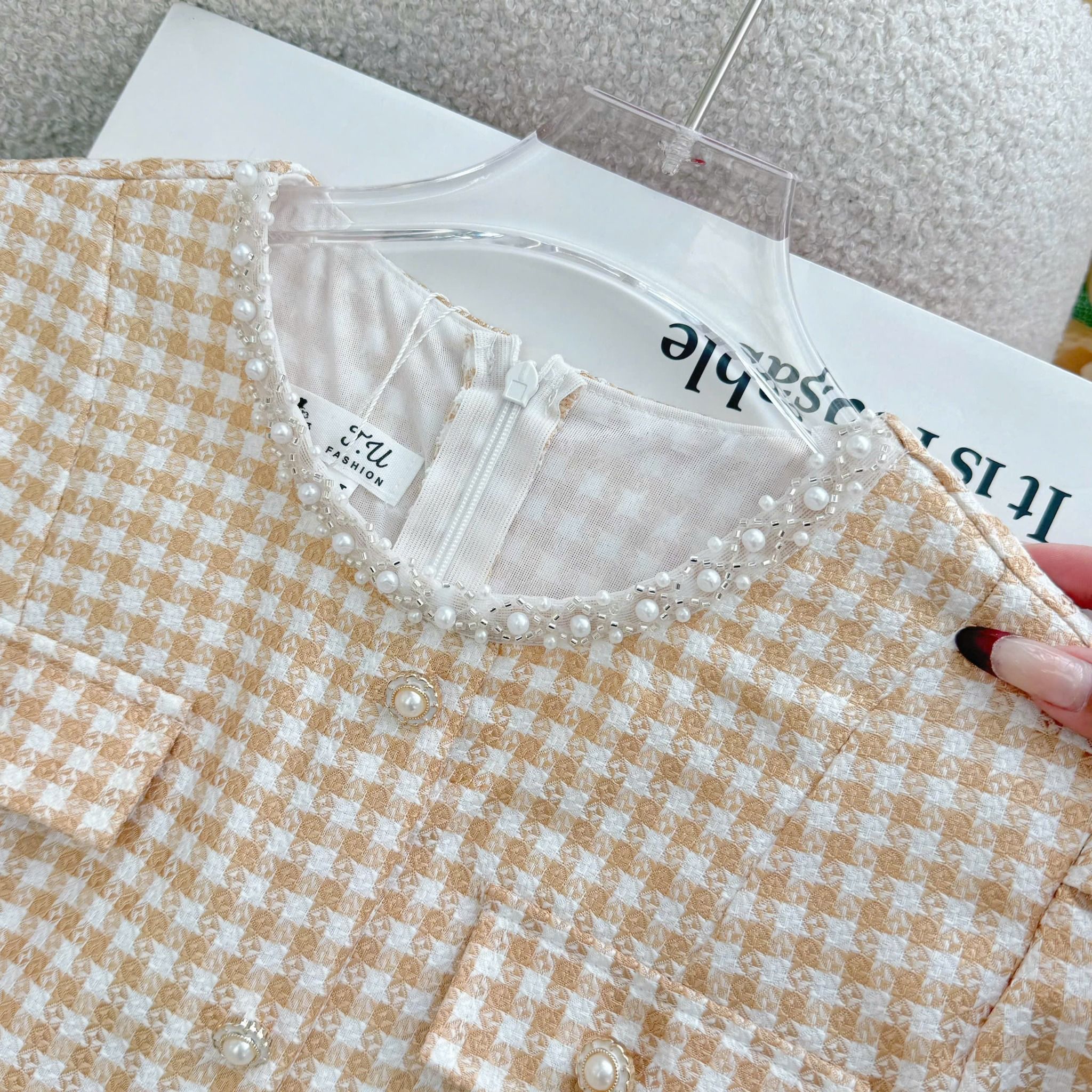 Đầm Thiết Kế Cổ Tròn Dáng Chữ A Đi Chơi TuTu Store - Mã D1586