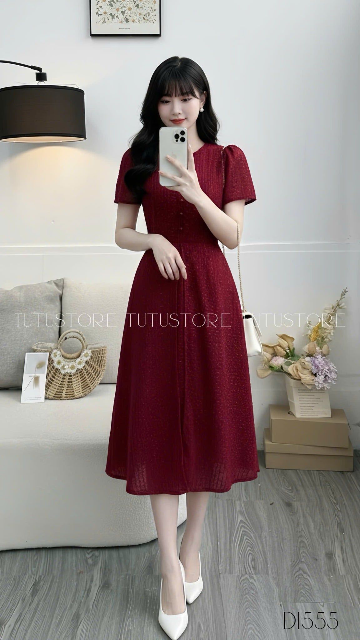 Đầm Xinh Thiết Kế TuTu Store - Mã D1555