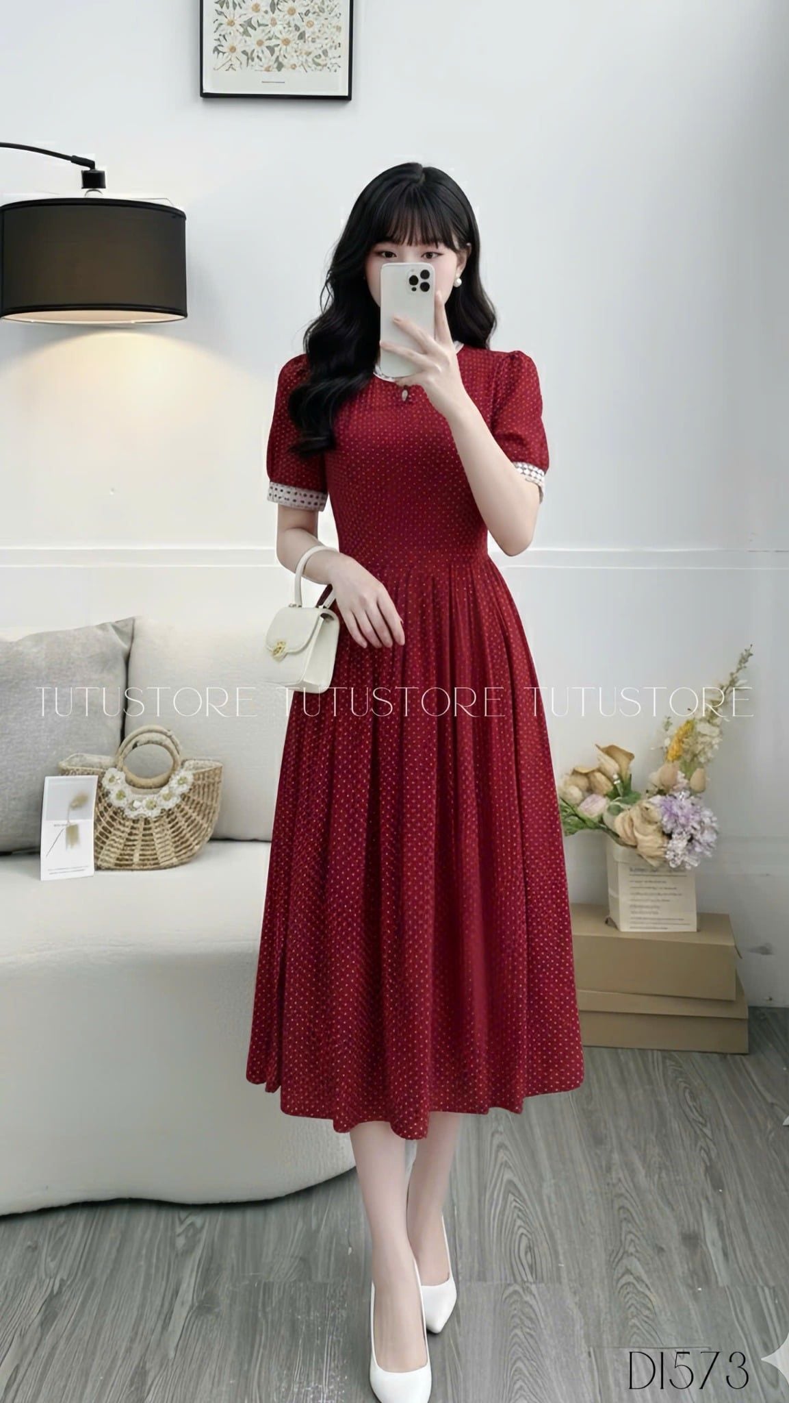 Đầm Thiết Kế Dáng Xòe TuTu Store - Mã D1573