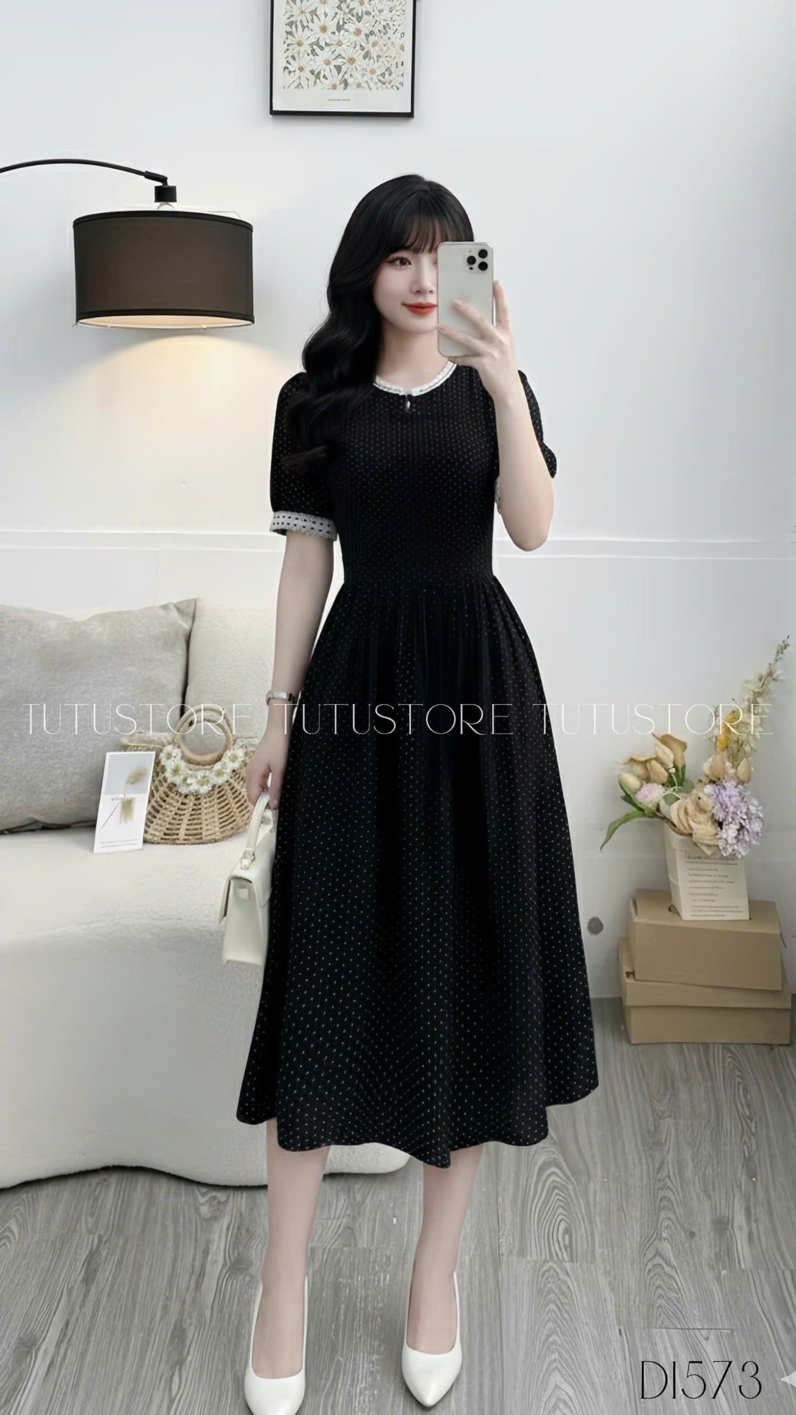 Đầm Thiết Kế Dáng Xòe TuTu Store - Mã D1573