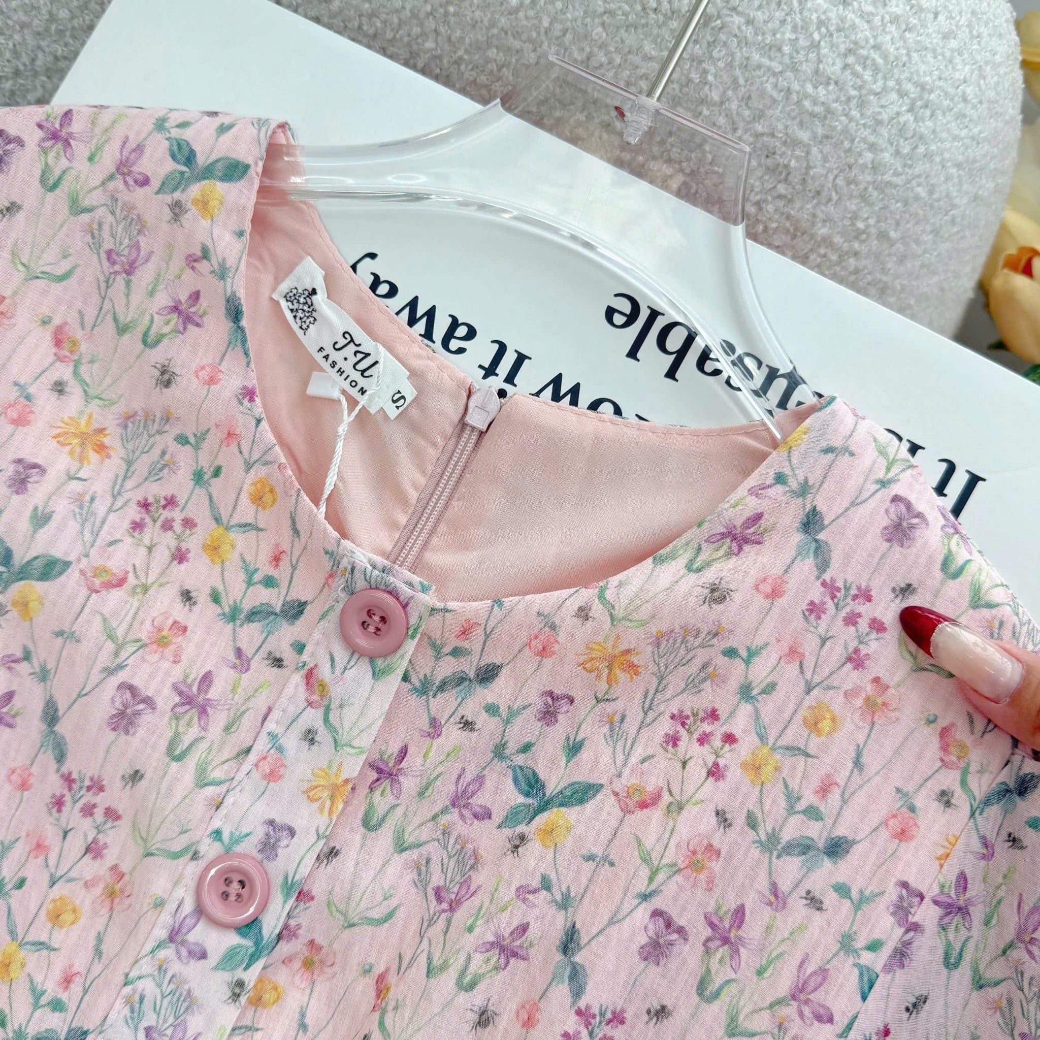 Đầm Thiết Kế Cổ Tròn Dáng Dài Đi Chơi TuTu Store - Mã D1576