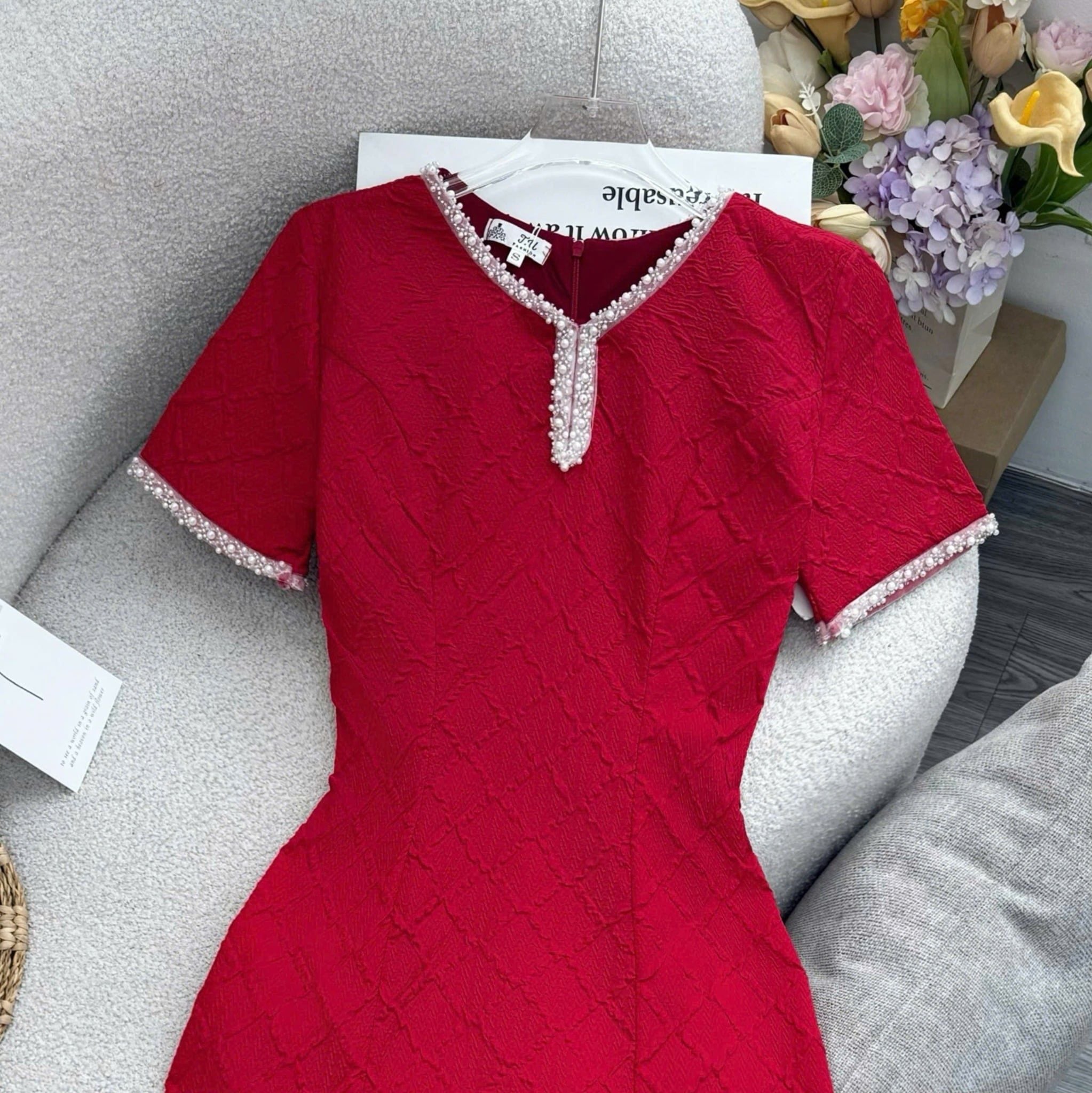 Đầm Thiết Kế Cổ Tròn Đi Tiệc TuTu Store - Mã D1589