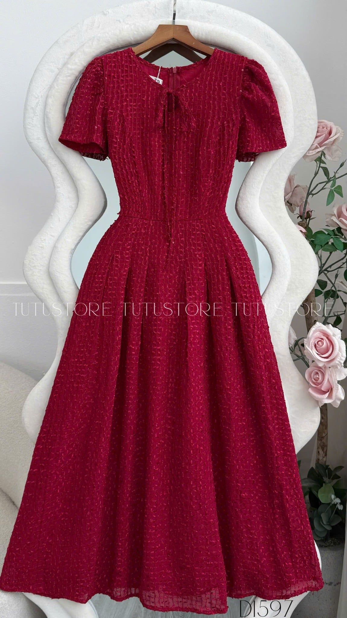 Đầm Thiết Kế Dáng Xòe Đi Tiệc TuTu Store Mã D1597